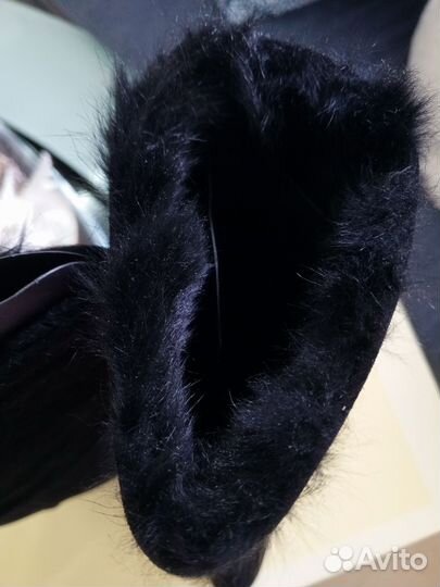 Сапоги женские натуральный замш и мех