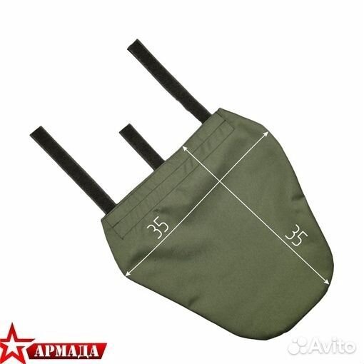 Защита паха (чехол) 35*35 см олива