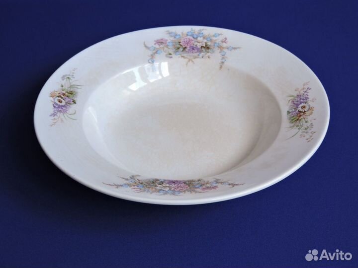 Тарелка царских времен 20 века. Кузнецов