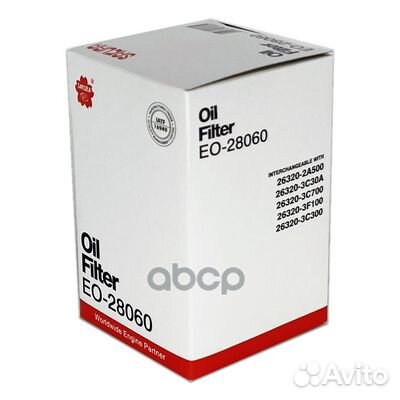 Фильтр масляный KIA soul/hyundai i30 07- EO28060