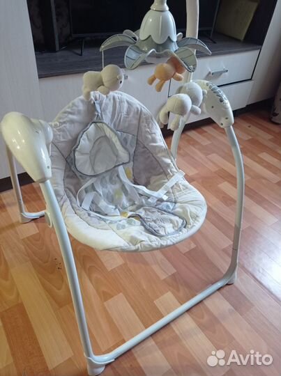 Детские электронные качели для новорожденных