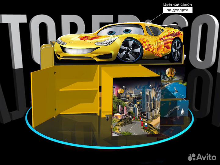 Кровать-чердак детская кровать для мальчика с борт