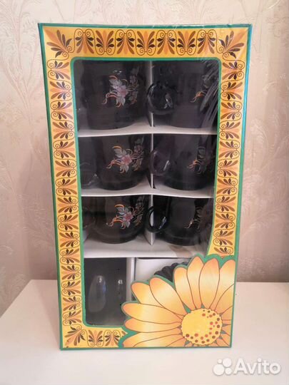 Кофейный сервиз на 6 персон (новый)