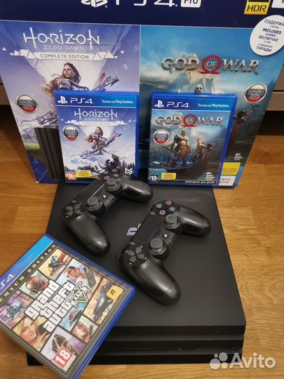 Sony PS4 pro 1tb с играми