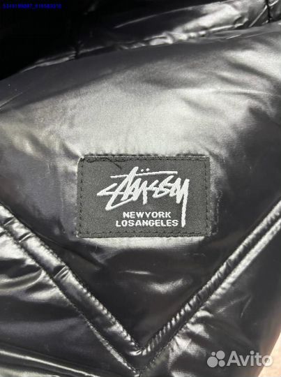 Пуховик Stussy с эффектным блеском