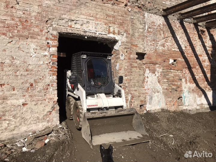 Услуги минипогрузчика,мини погрузчик,гидромолот