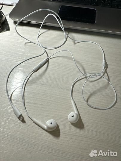 Наушники apple проводные lightning бу