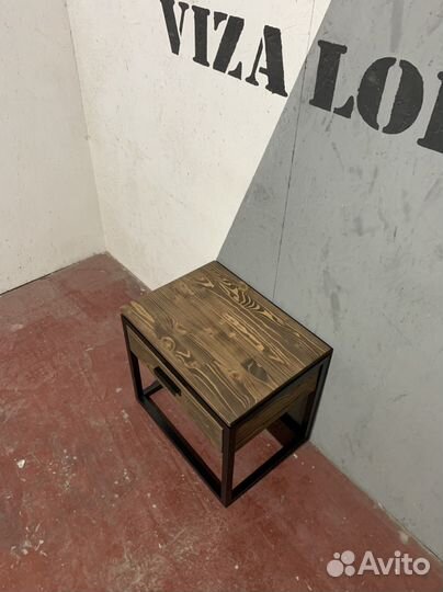 Тумбочка прикроватная лофт