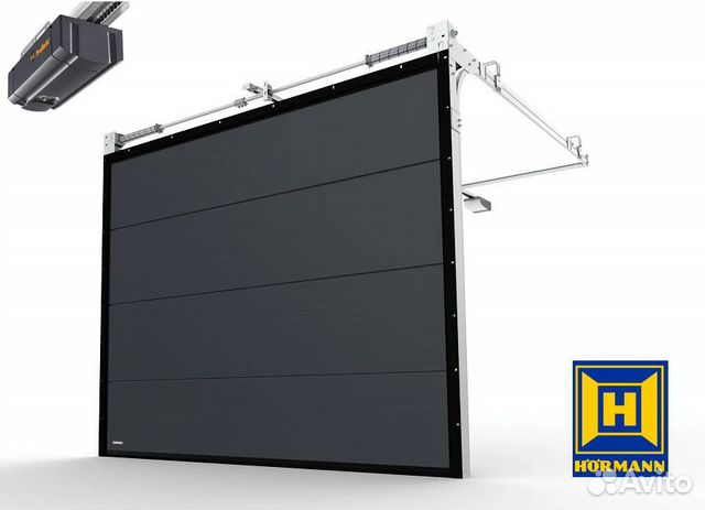 Ворота секционные подъемные. Двери Hörmann