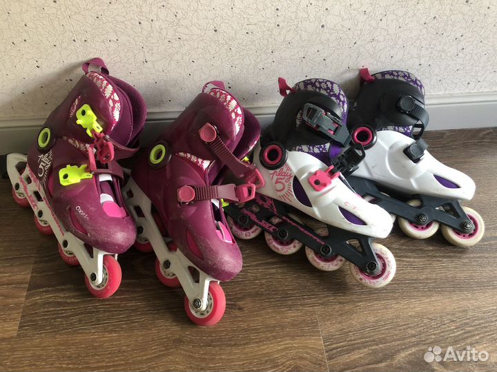 Коньки роликовые Oxelo Декатлон 32-34