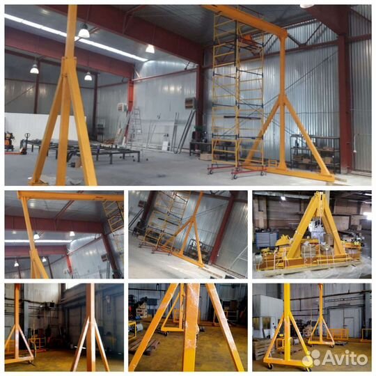 Лёгкий козловой кран с канатной талью Болгария