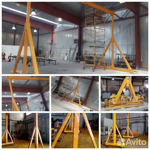 Лёгкий козловой кран с канатной талью Болгария