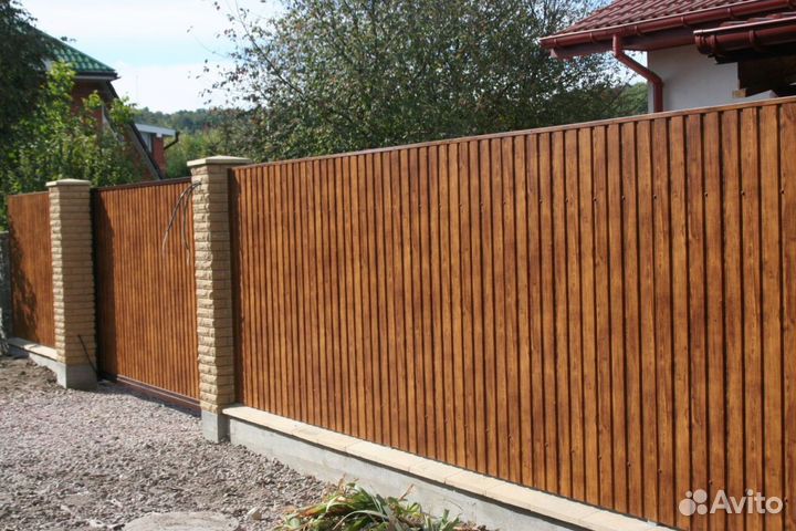 Профнастил для забора и кровли