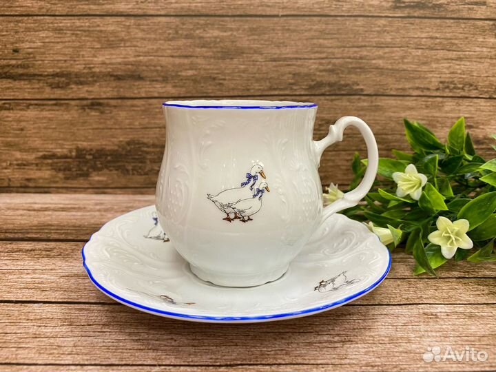 Чашка с блюдцем 