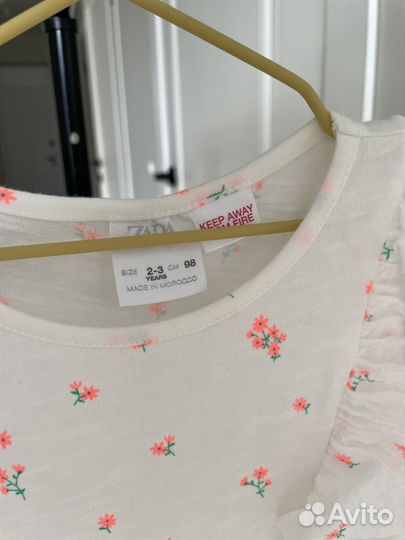 Платье zara 98