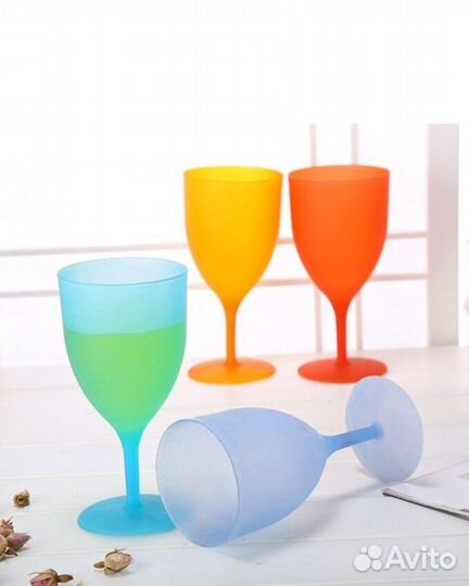 Набор бокалов 6шт. Пластик