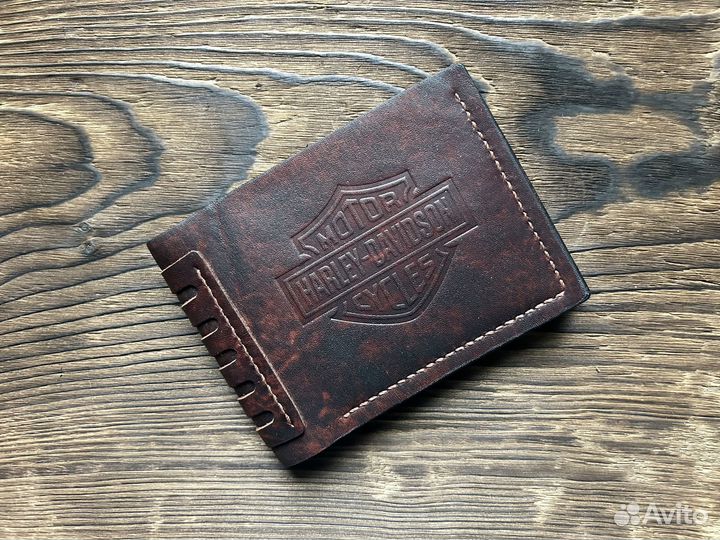 Кошелек мужской из натуральной кожи 