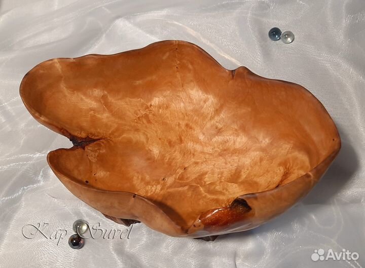 Интерьерная ваза Байкальская №4 из сувеля берёзы