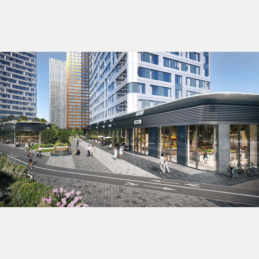 Квартира-студия, 33,4 м², 53/53 эт.