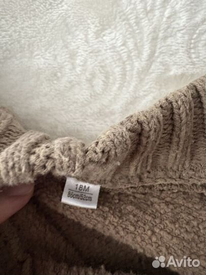 Детская теплая кофта 86