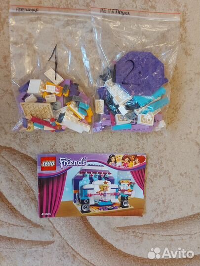 Lego Friends 41004, 41092, репетиция и пиццерия