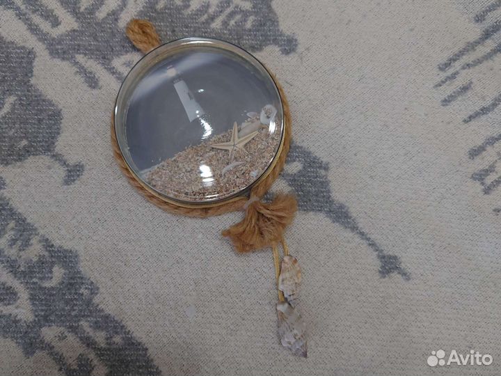 Сувенир с ракушками и песком с моря