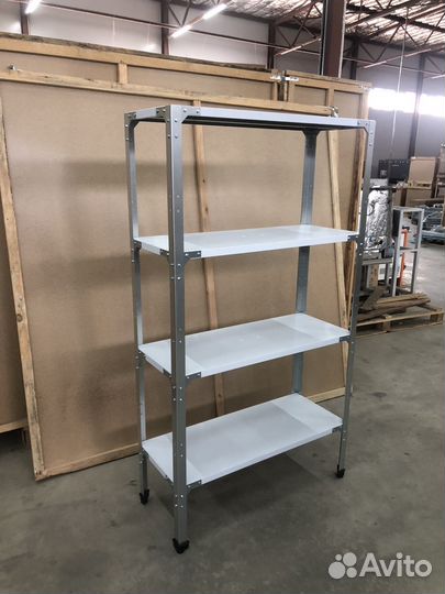 Стеллаж разборный металлический нержавейка