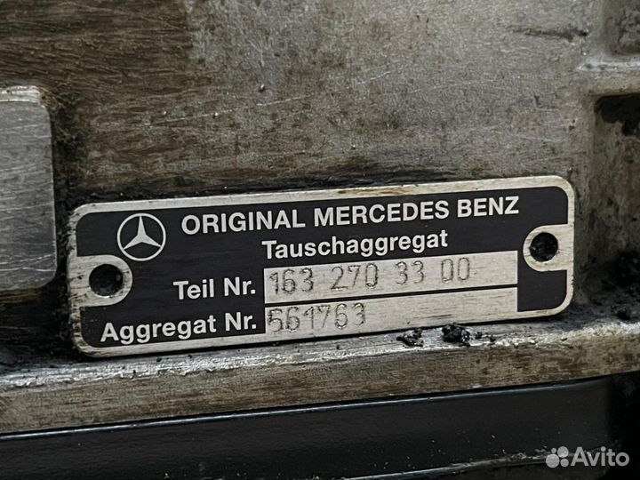 Кпп автоматическая (АКПП), Mercedes ML W163 2003