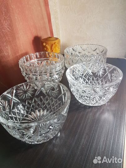 Салатники Конфетница вазочки хрустальные