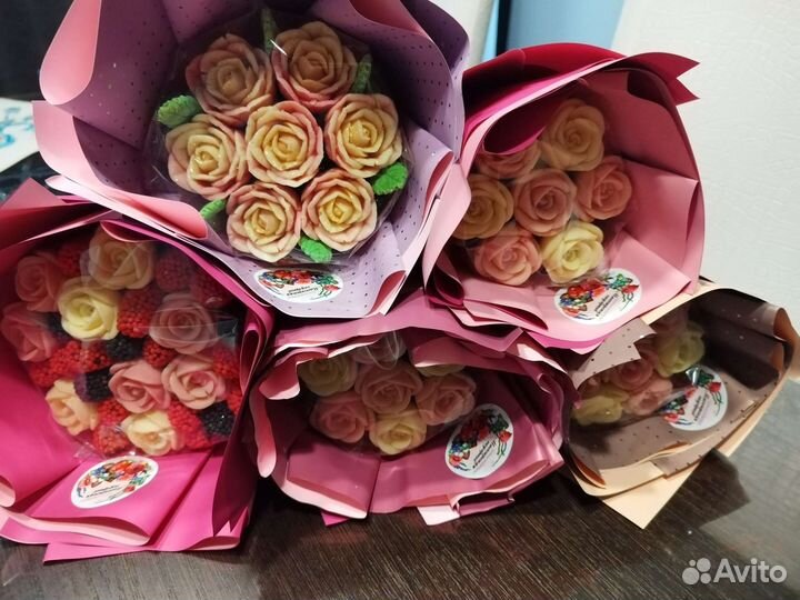 Букеты из шоколадных роз, букеты из шоколада