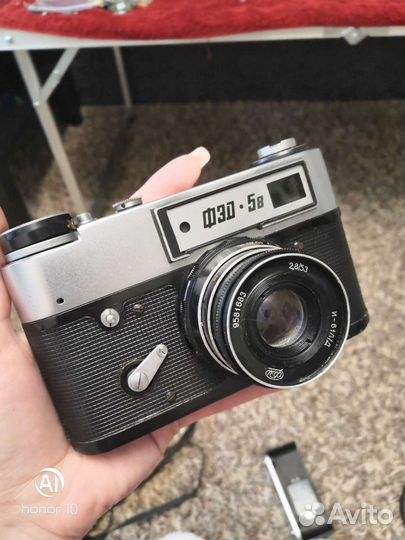 Плёночный фотоаппарат СССР Фэд 5в