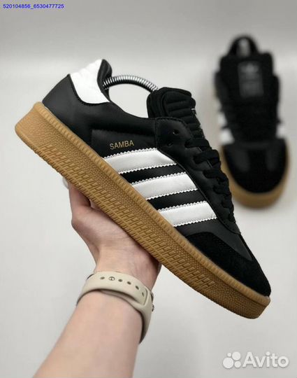 Кроссовки Adidas Samba Black (Арт.49165)