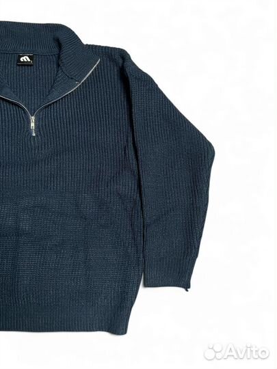 Джемпер полузамок в стиле Old money