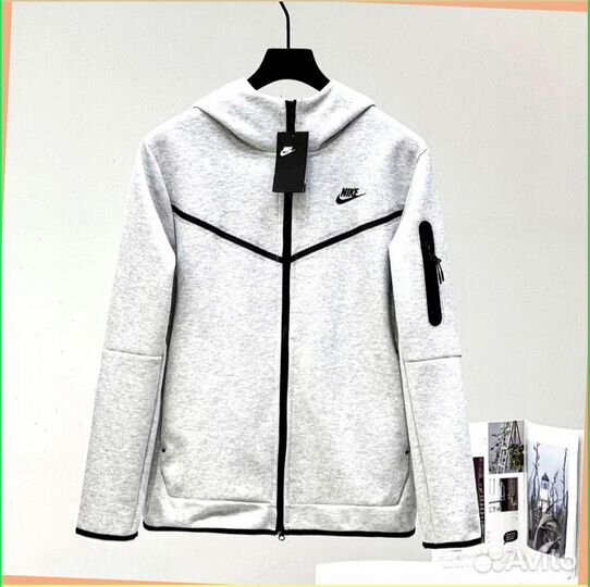 Zip худи Nike Tech Fleece (Lux качество)