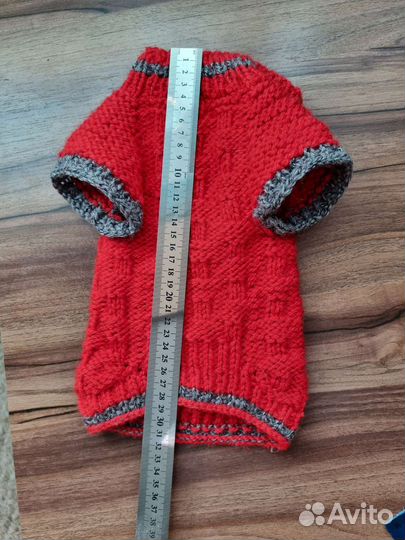 Свитер для собачки, ручная работа