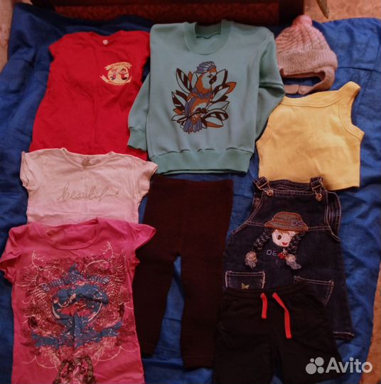 Вещи пакетом на девочку 86 130