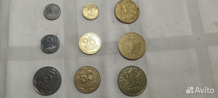 Монеты украины.1 шт
