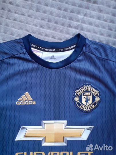 Футболка Adidas Manchester United,оригинал, б/у