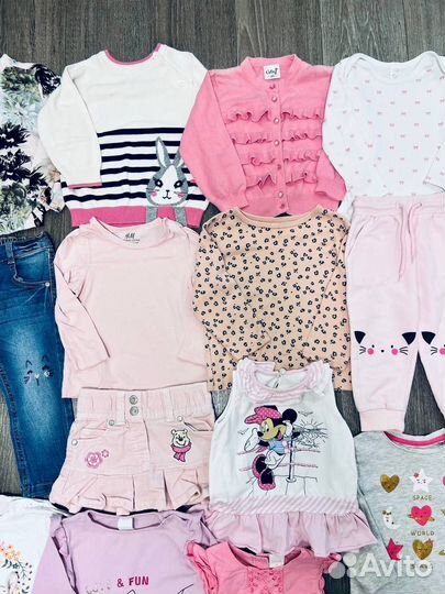 Одежда 80 86 пакетом для девочки