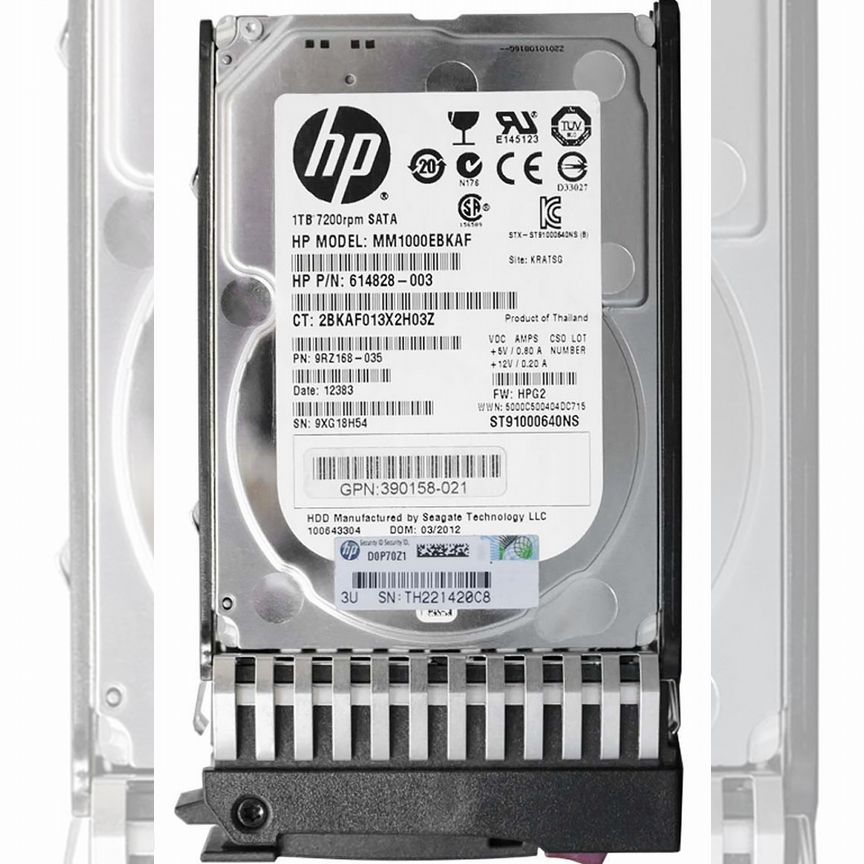 [MM1000EBKAF] Жесткий Диск Hp 1tb Sata2 2,5" Hdd Mm1000ebkaf