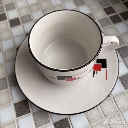 Чайная пара Дулево Супрематизм