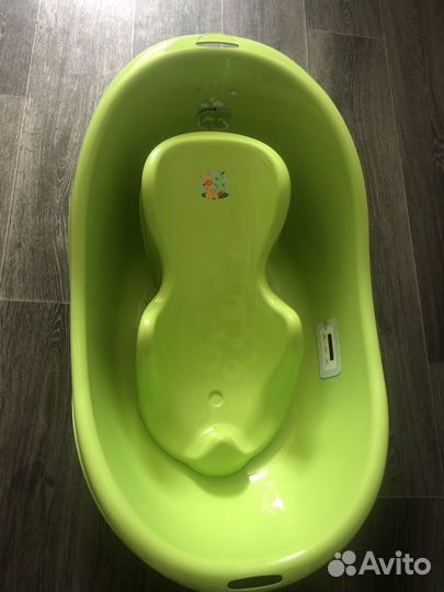 Ванночка с горкой и стульчиком для купания