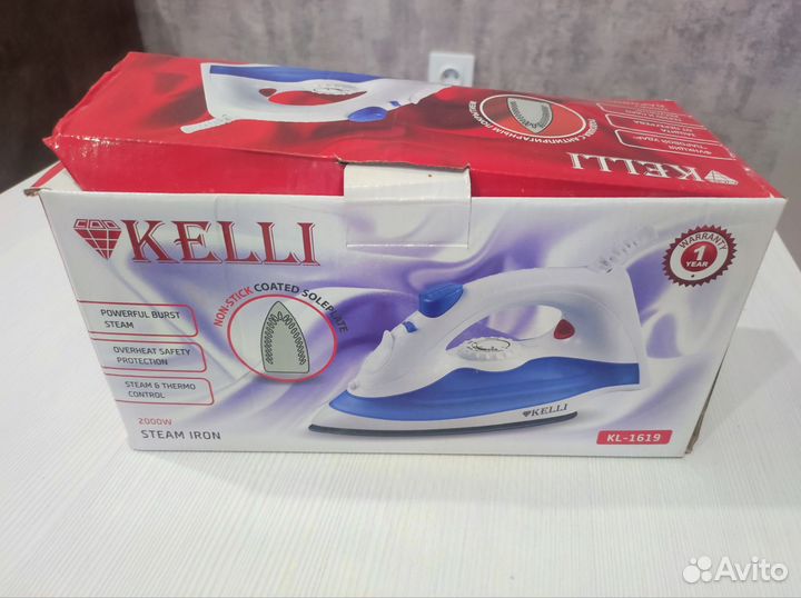 Утюг Kelli, бронь до 11. 06