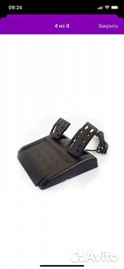 Игровой руль с коробкой передач