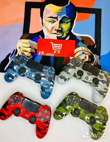 Джойстик камуфляж на пс4 А9201