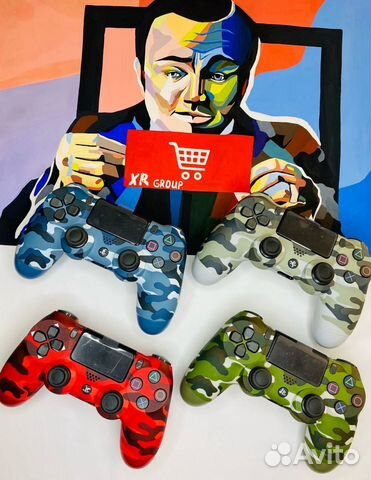 Джойстик камуфляж на пс4 А9201