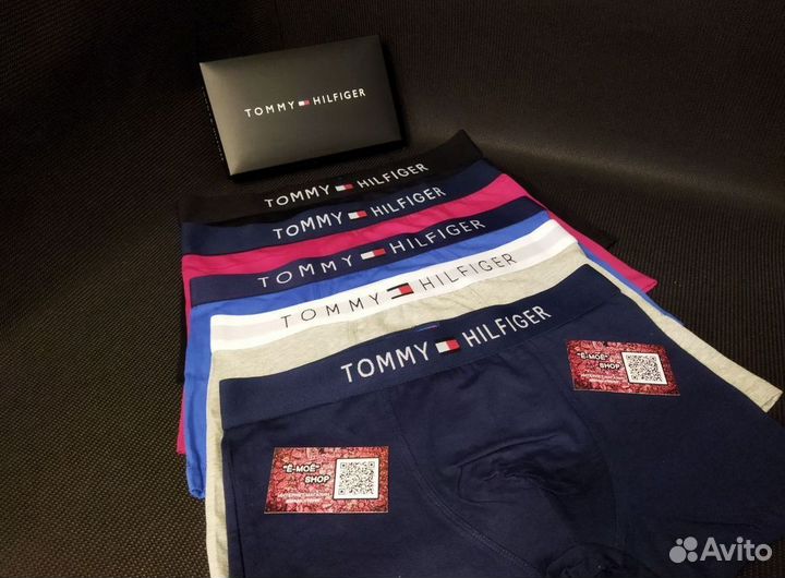 Мужские трусы боксеры Tommy Calvin Lacoste