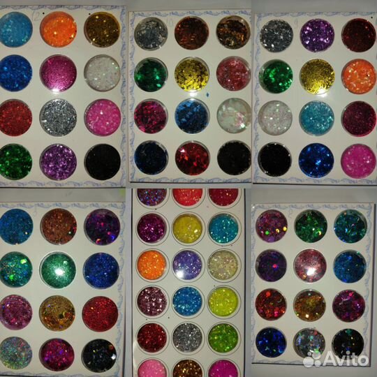 Дизайн для ногтей: блёстки, слюда, камифубики