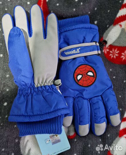 Перчатки детские человек-паук