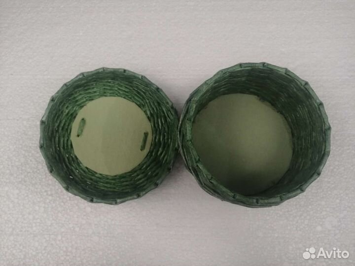 Корзина плетеная ручной работы